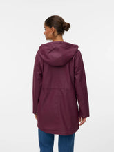 Carregar imagem no visualizador da galeria, Parka de chuva Bordeaux
