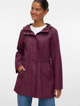 Carregar imagem no visualizador da galeria, Parka de chuva Bordeaux
