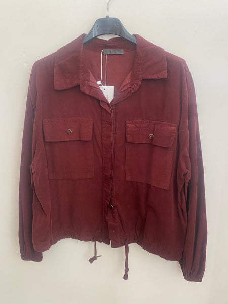 Camisa bombazina Bordeaux