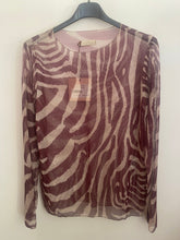 Carregar imagem no visualizador da galeria, Camisola tule zebra Bordeaux

