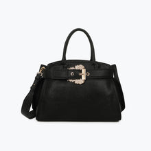Carregar imagem no visualizador da galeria, Mala shopper com fivela preto
