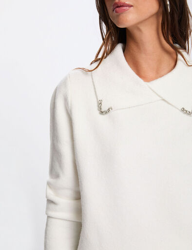 Camisola de malha com colarinhos Morgan