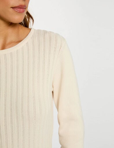 Camisola de malha pérola Morgan