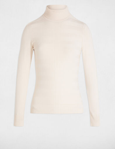 Camisola de gola alta cru Morgan