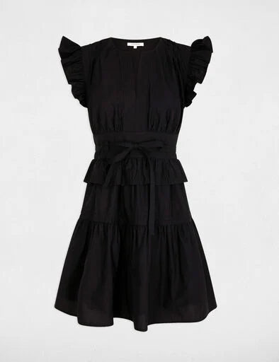 Vestido Morgan algodão preto