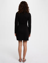 Carregar imagem no visualizador da galeria, Vestido de malha preto Morgan

