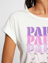 Carregar imagem no visualizador da galeria, T-shirt branca Paris Morgan

