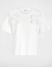 Carregar imagem no visualizador da galeria, T-shirt Morgan tule branca
