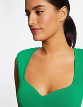 Carregar imagem no visualizador da galeria, Vestido de malha verde Morgan
