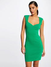 Carregar imagem no visualizador da galeria, Vestido de malha verde Morgan
